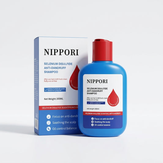 Shampoo NIPPORI – Control de Caspa y Grasa (300 ml)