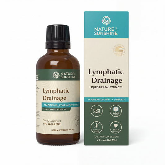 Drenaje Linfatico Nature Sunshine - Reduce la hinchazon en tu cuerpo provocada por la retención de liquidos